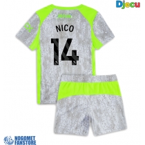 Manchester City Nico Gonzalez #14 Rezervni Dres za djecu 2025-26 Kratak Rukav (+ Kratke hlače)